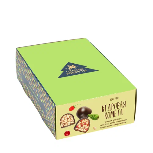 №2 Кедровая комета Ассорти (9429) (классика, клюква, шишка, земляника), 540г   в Прокопьевске