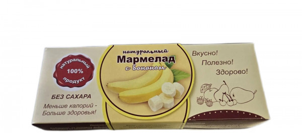 №2 Мармелад натуральный "Банан" 140г  в Прокопьевске