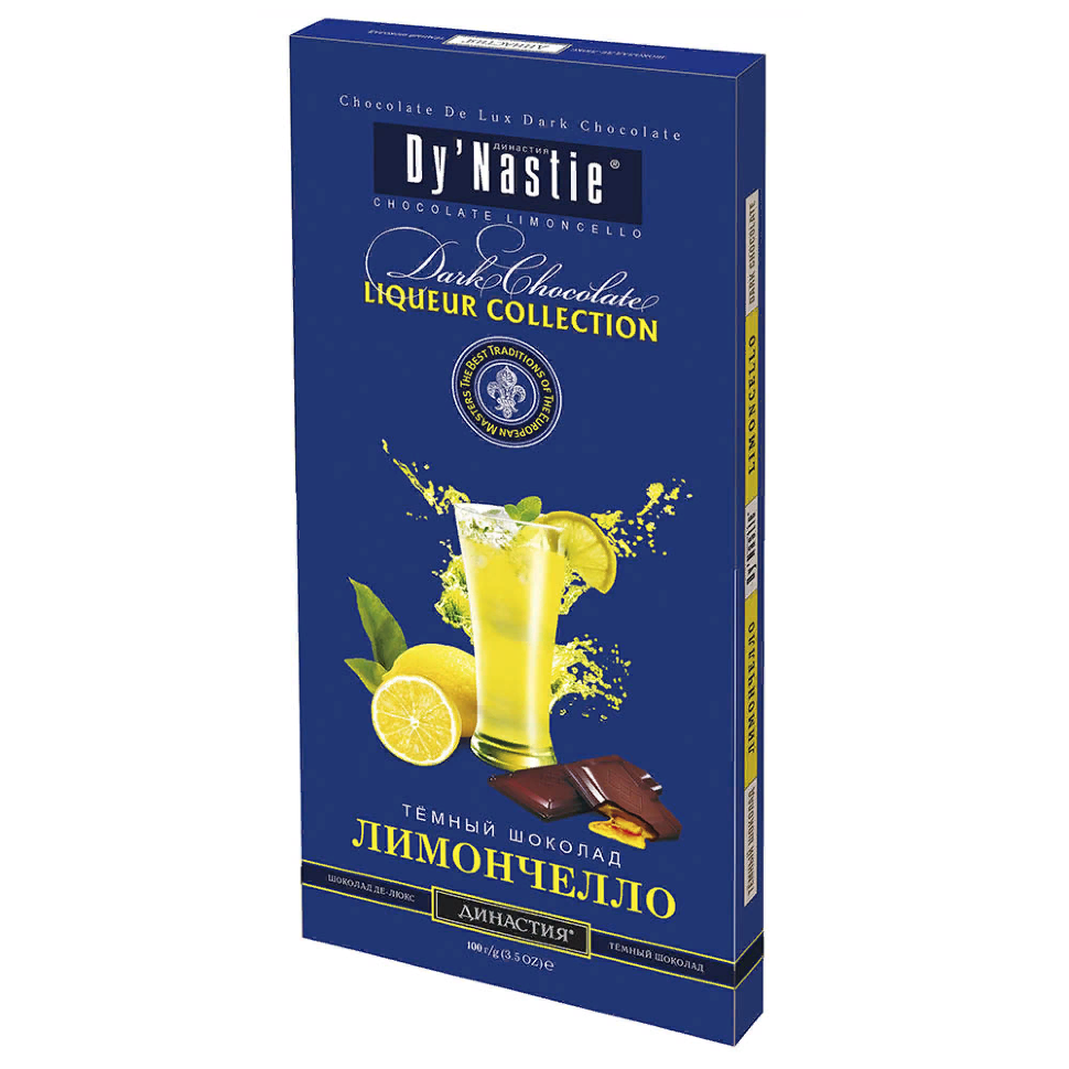  Династия Шоколад "Лимончело", (блок 10шт по 100г) в Прокопьевске