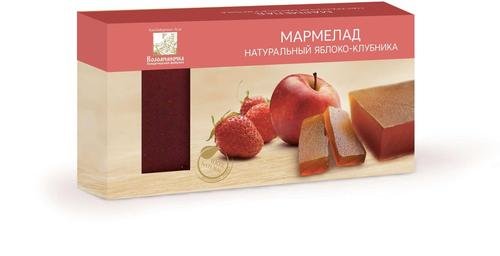  Мармелад пластовый 210г Яблоко-Клубника в Прокопьевске